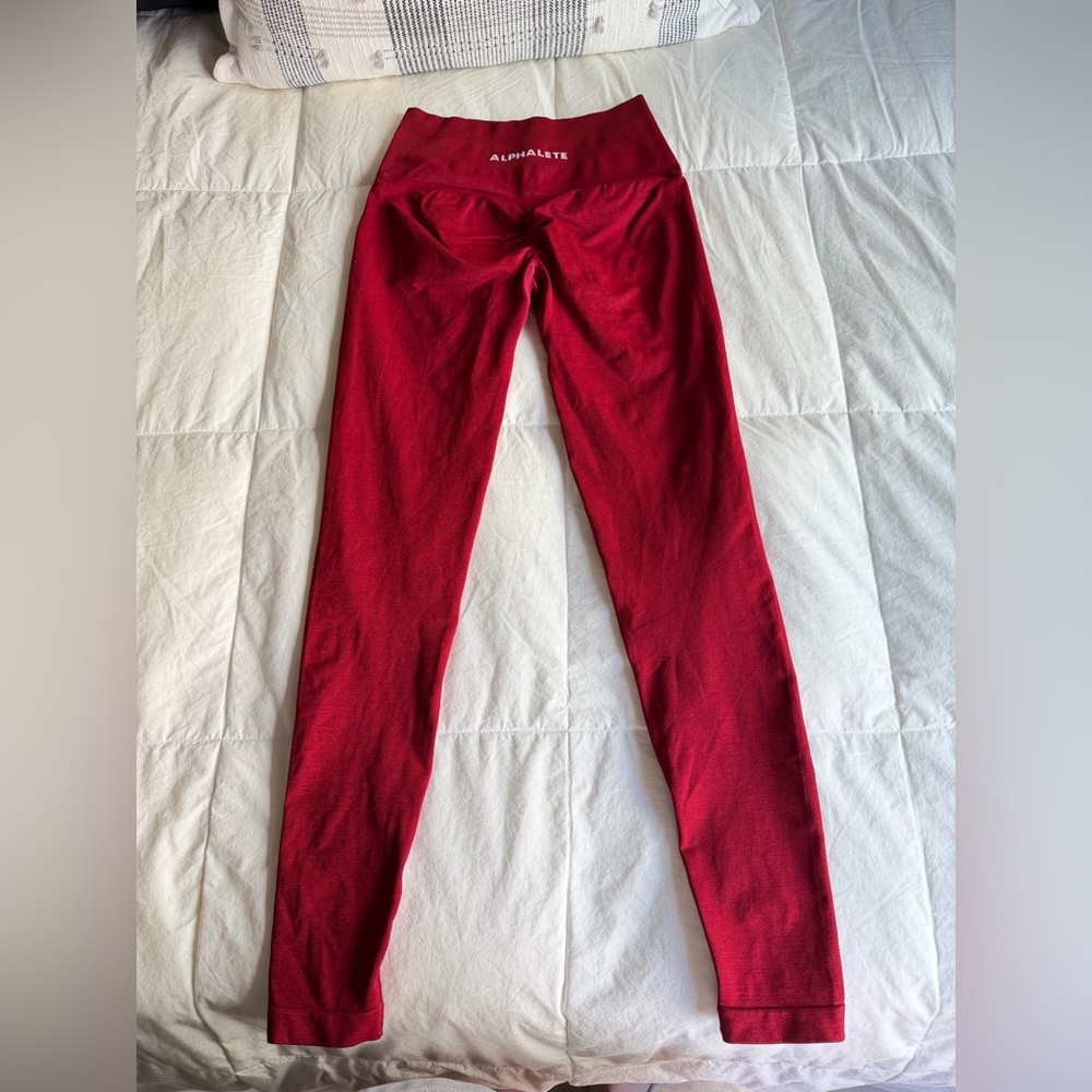 Alphalete Vibrant Red Leggings